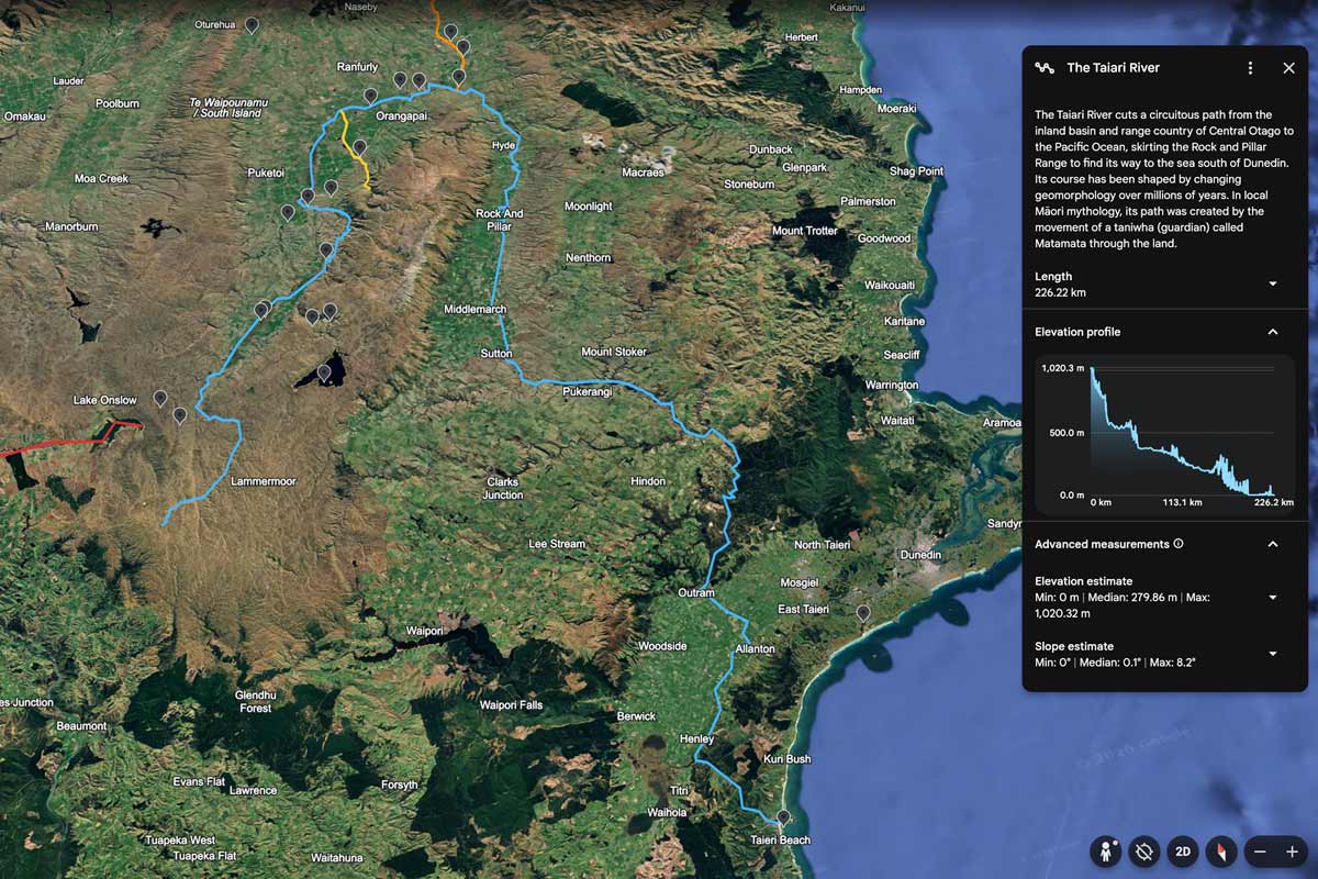 Taiari Interactive Map